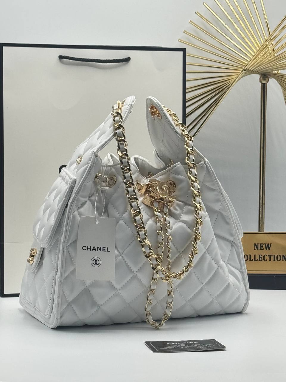 CHANEL 25 - Άσπρη Medium