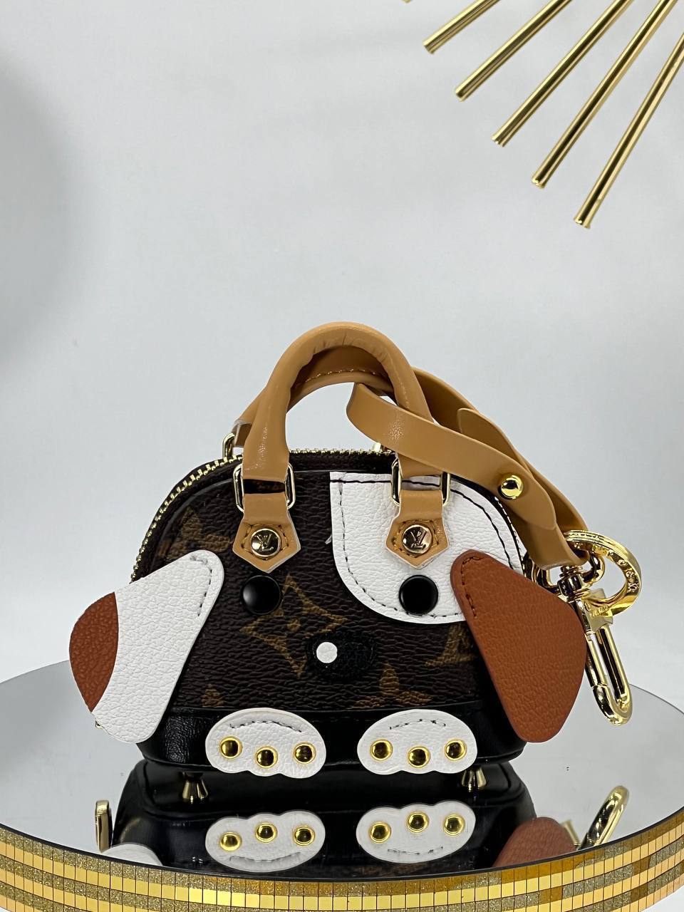 Louis Vuitton Dog Bag Charm / Keychain