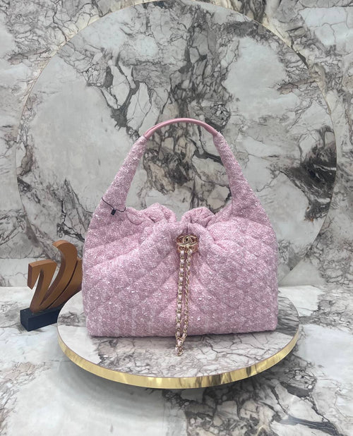 Chanel Hobo Bag Καπιτονέ - Pink