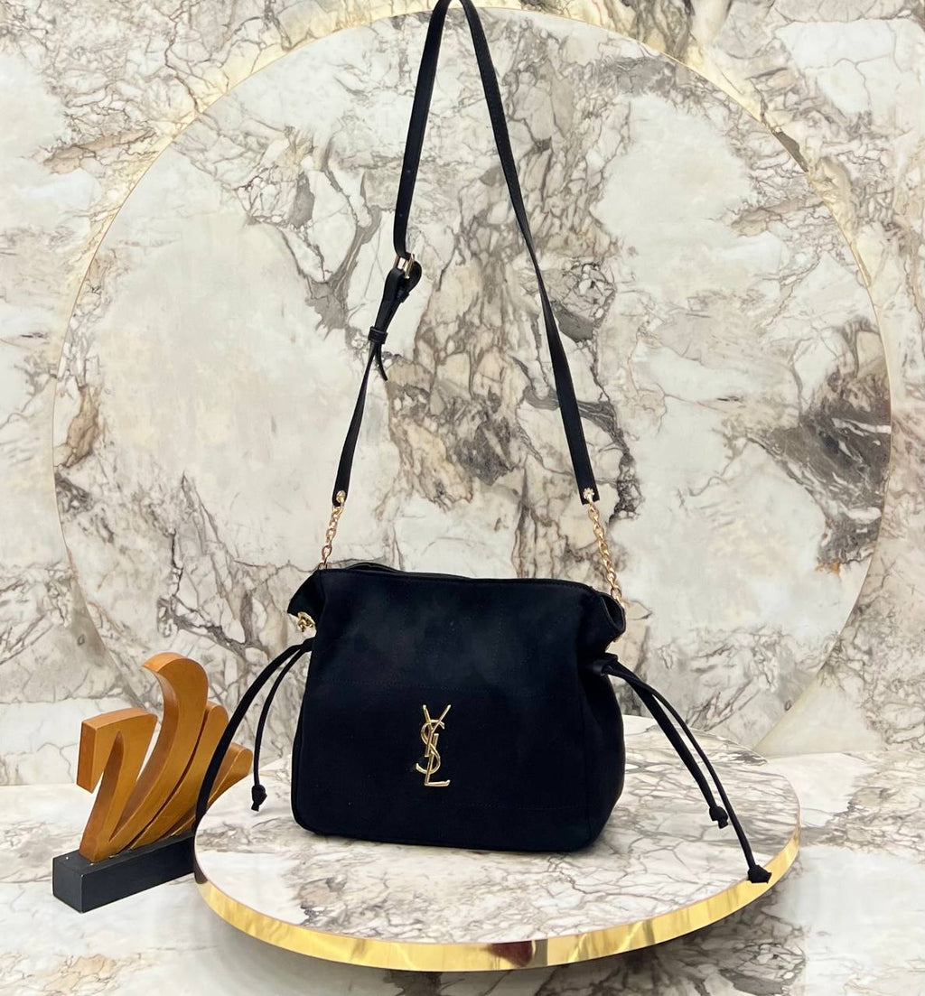 YSL Saint Laurent Jamie Shoulder Pouch – Μαύρο