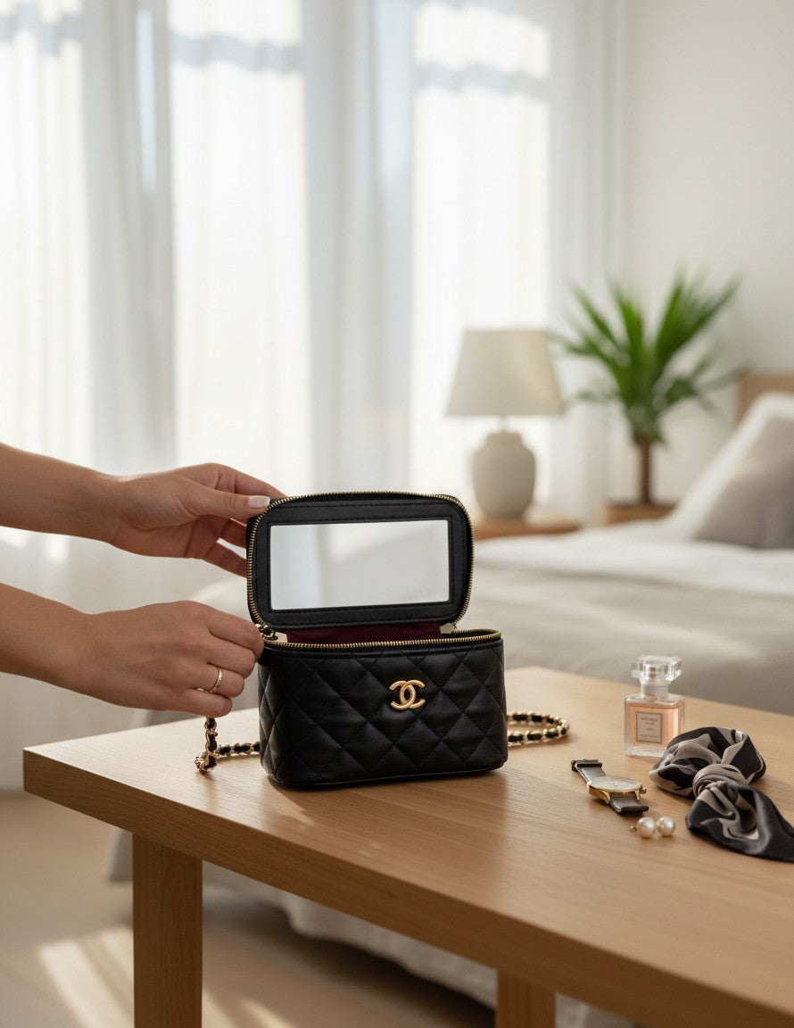 CHANEL Τσάντα Mακιγιάζ με Καθρέφτη