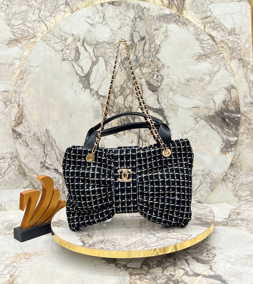 Chanel Bow Puffer Chain Bag