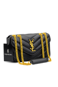YSL Saint Laurent Loulou Μαύρη Μεσαία
