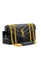 YSL Saint Laurent Loulou Μαύρη Μεσαία