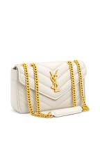 YSL Saint Laurent Loulou Off White Μεσαία