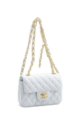 Chanel 1.55 White Bag