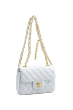 Chanel 1.55 White Bag