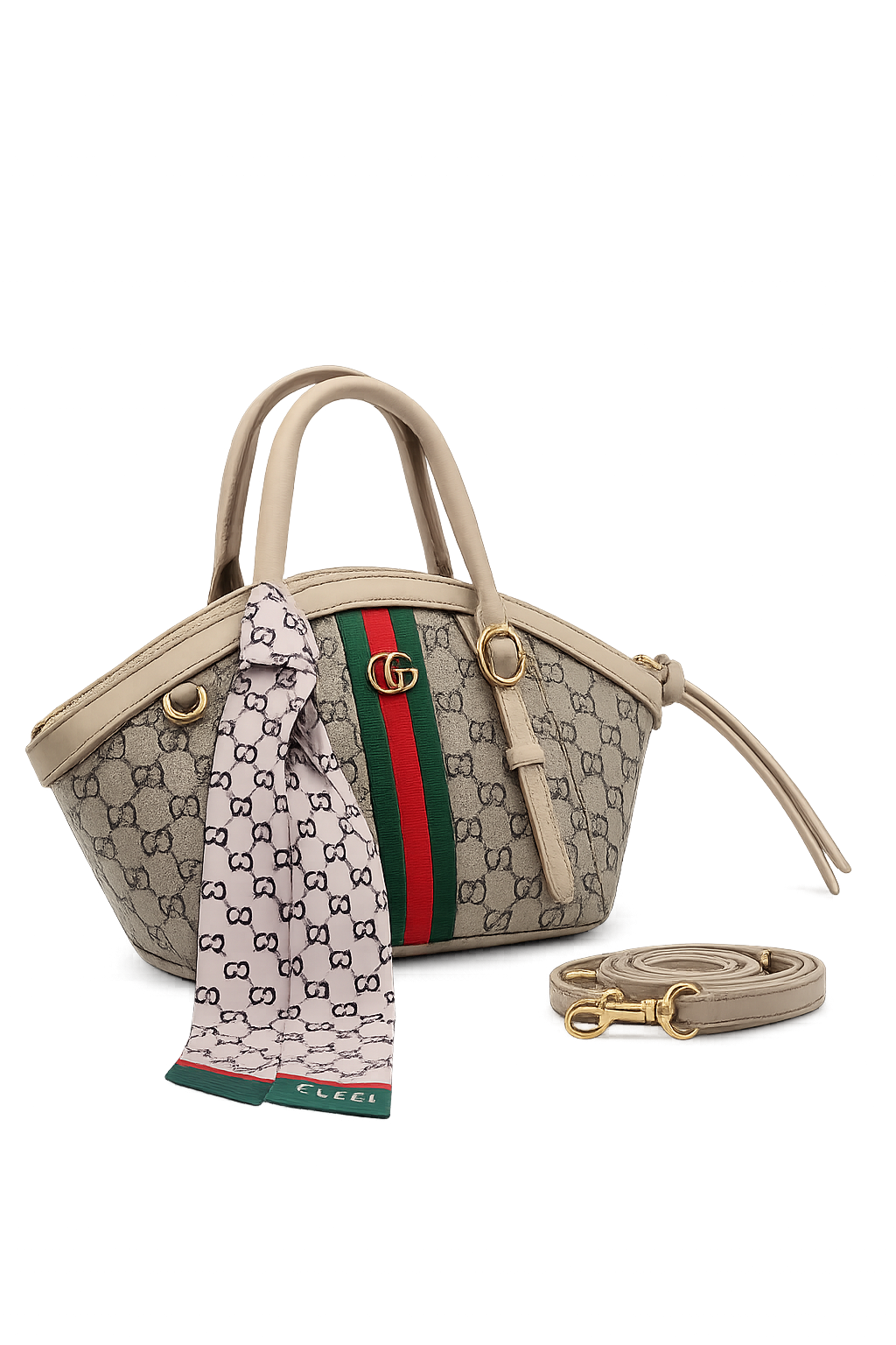 Gucci Ophidia Mini Tote Bag - Beige
