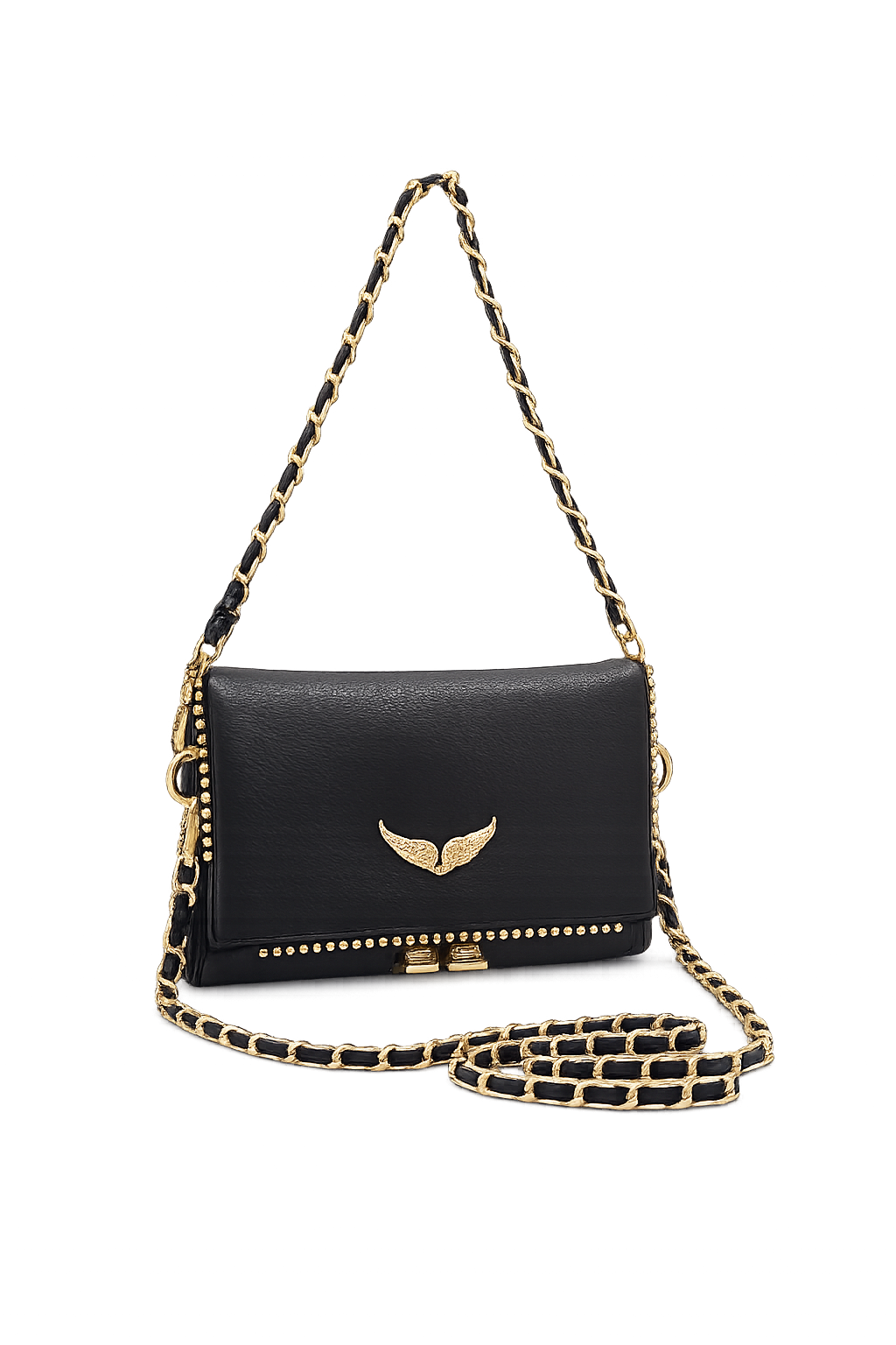 Zadig & Voltaire Small Bag με χρυσή αλυσίδα