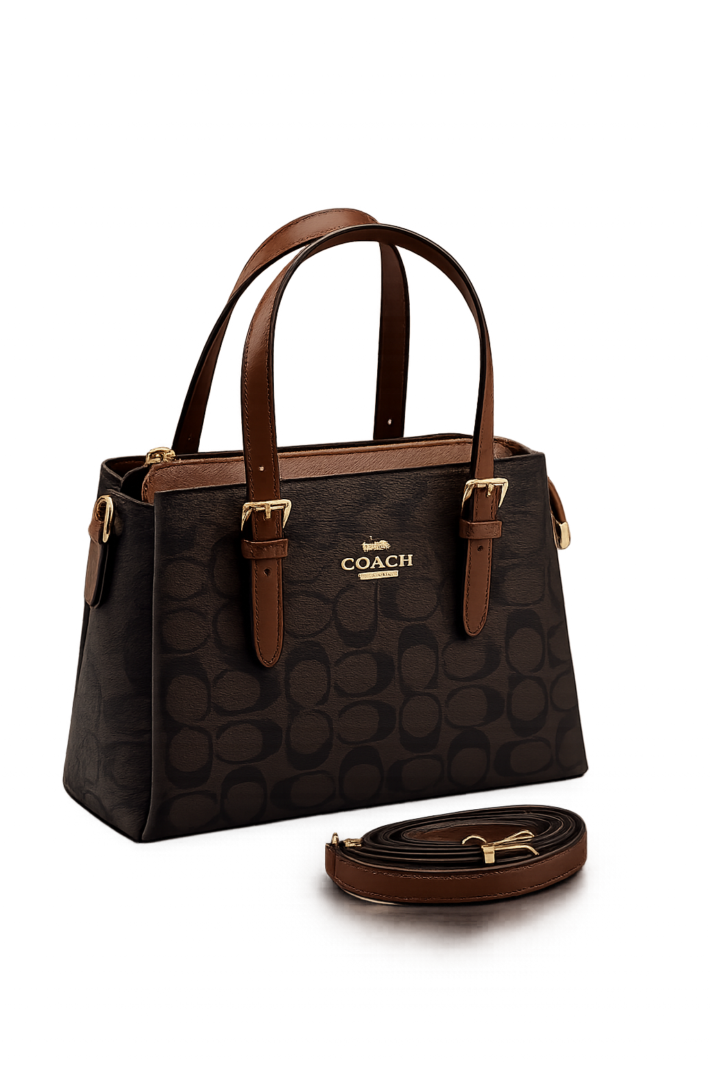 Coach Mollie Tote 25 - Καφέ