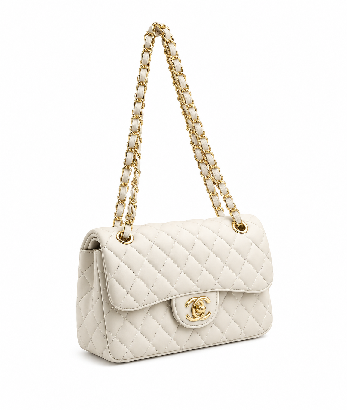 Chanel 2.55 Off White