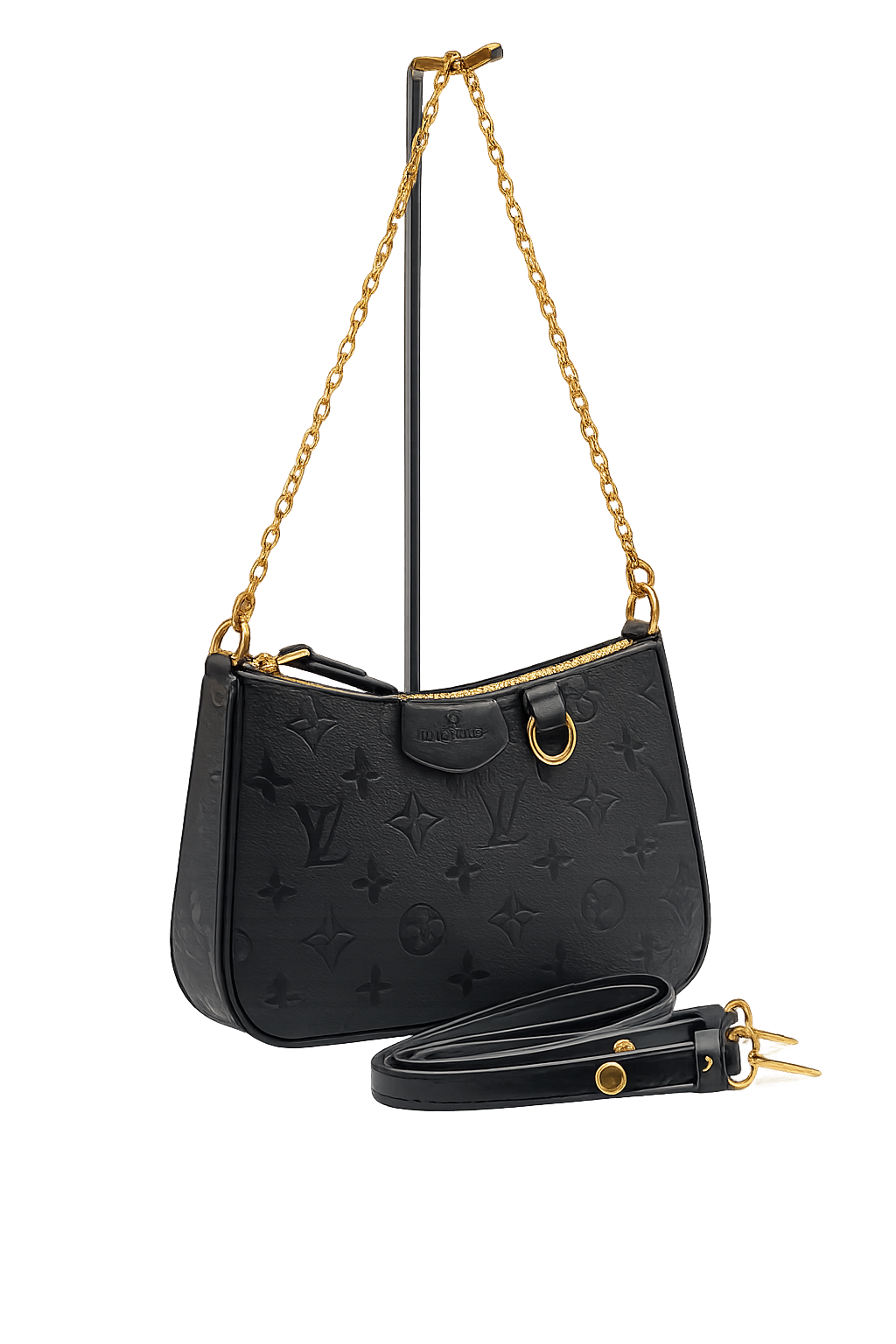 Louis Vuitton Monogram Mini Shoulder Bag  - Black