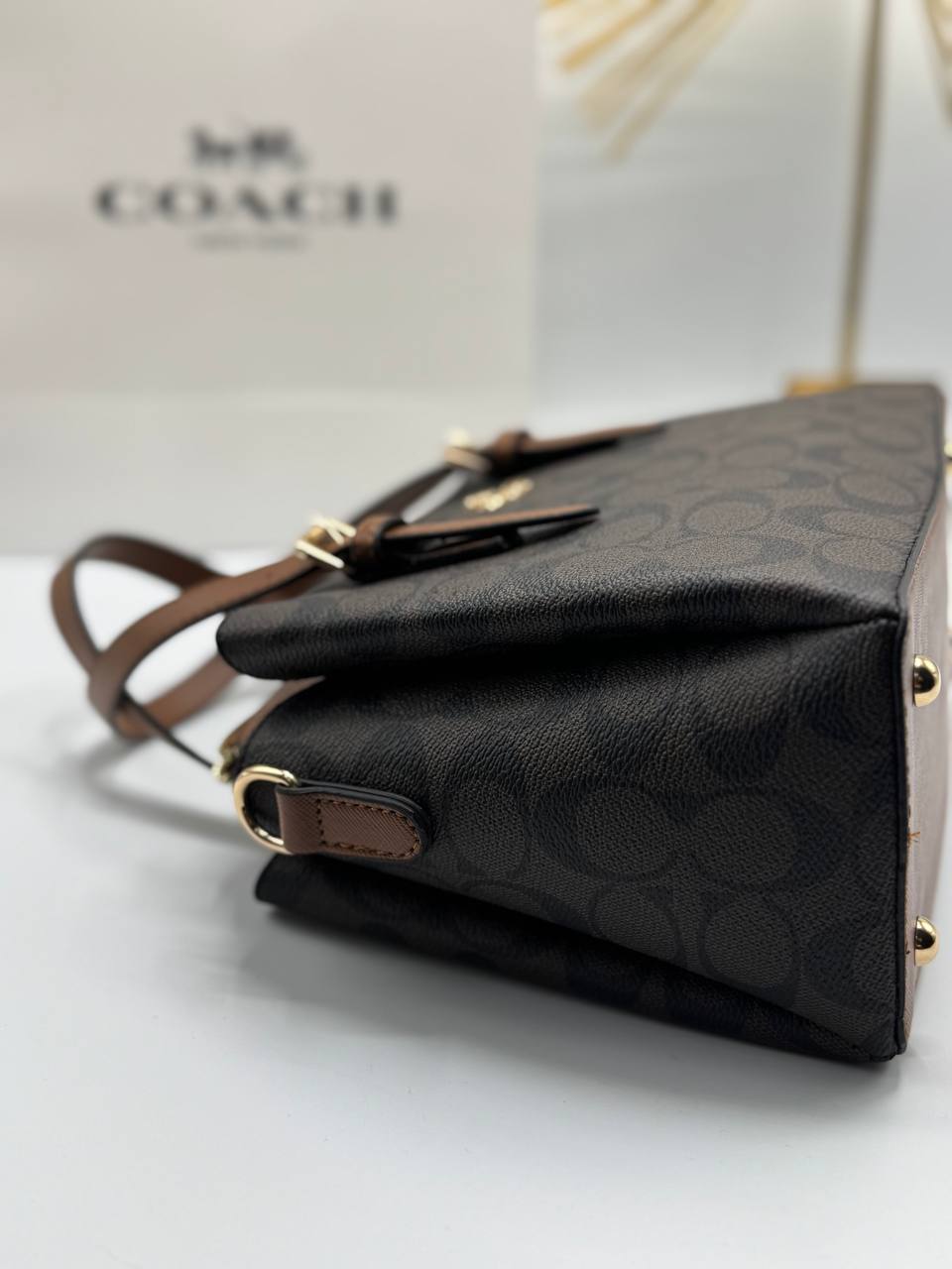 Coach Mollie Tote 25 - Καφέ