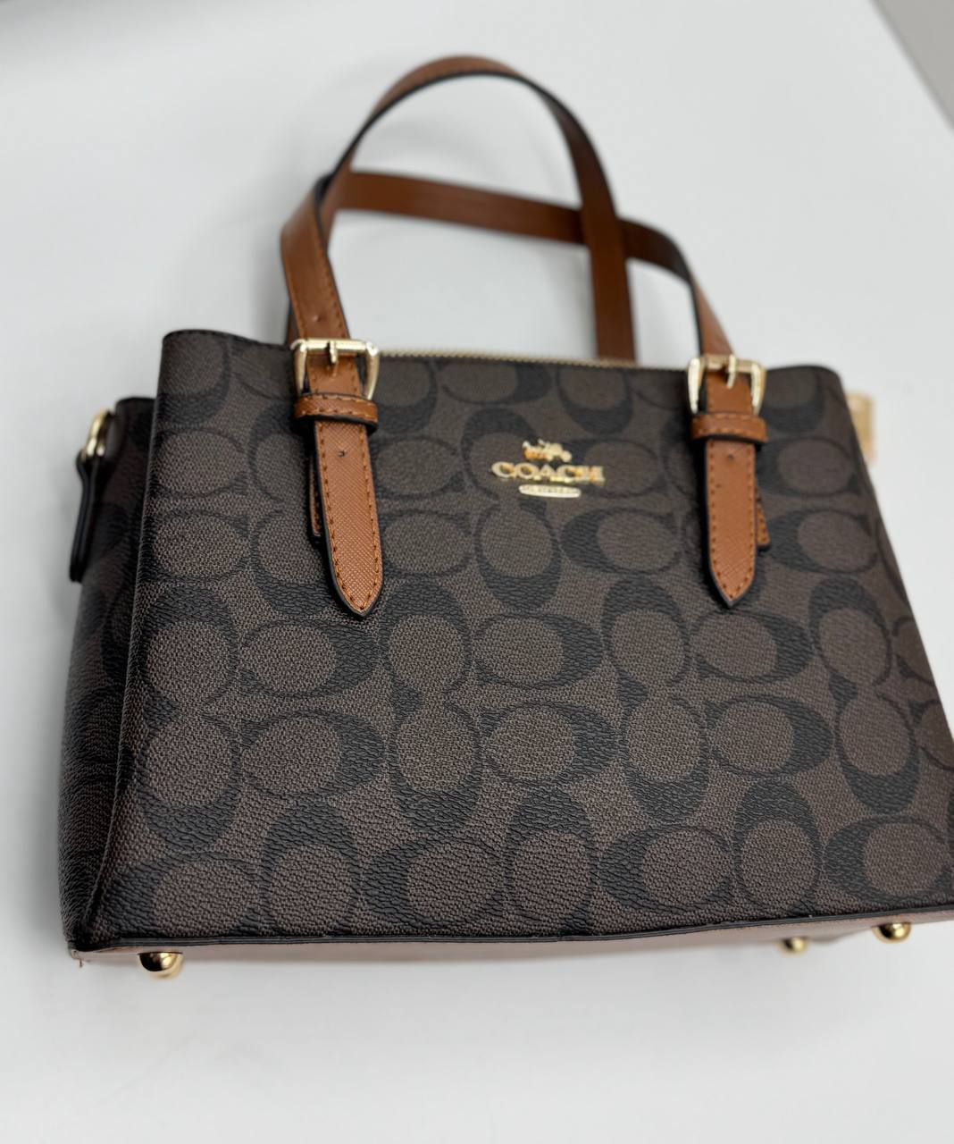 Coach Mollie Tote 25 - Καφέ