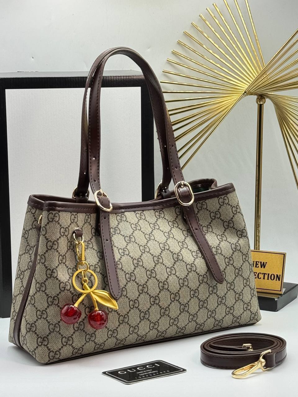 Gucci GG Emblem Medium Tote Bag