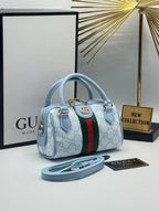Gucci Ophidia Mini Boston Bag - Blue