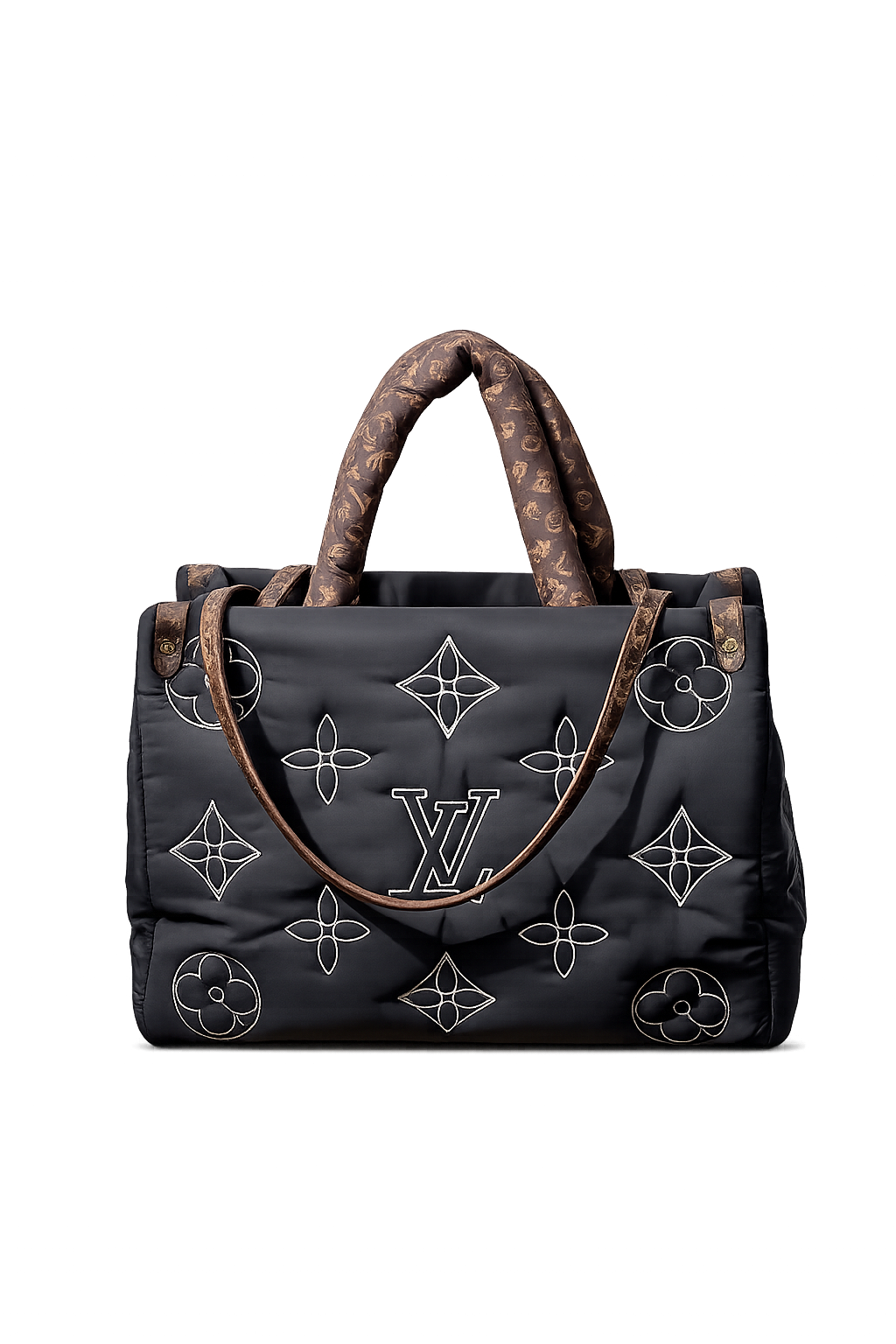 Louis Vuitton Pillow OnTheGo Tote Monogram - Μαύρη με λευκό Monogram