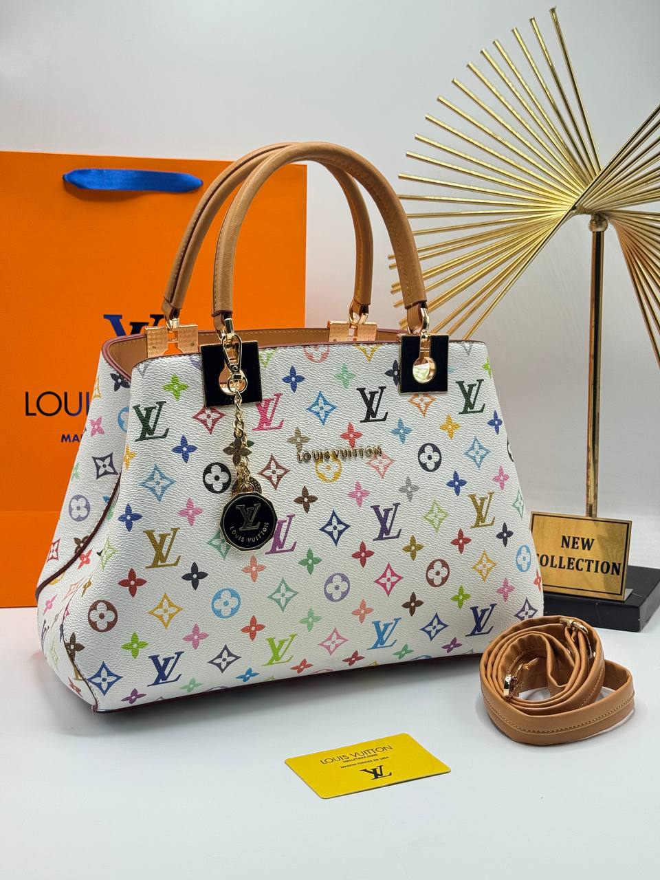 Louis Vuitton Murakami Handbag with Strap