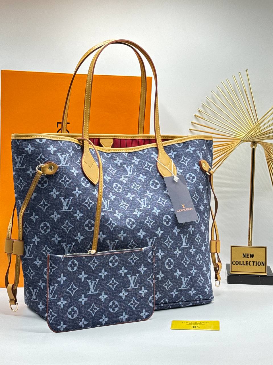 Louis Vuitton Neverfull Tote Bag - Jeans