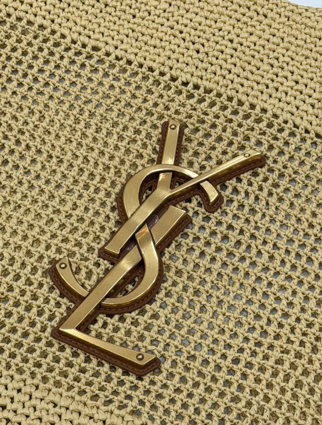 YSL Saint Laurent Icare in Raffia Bag