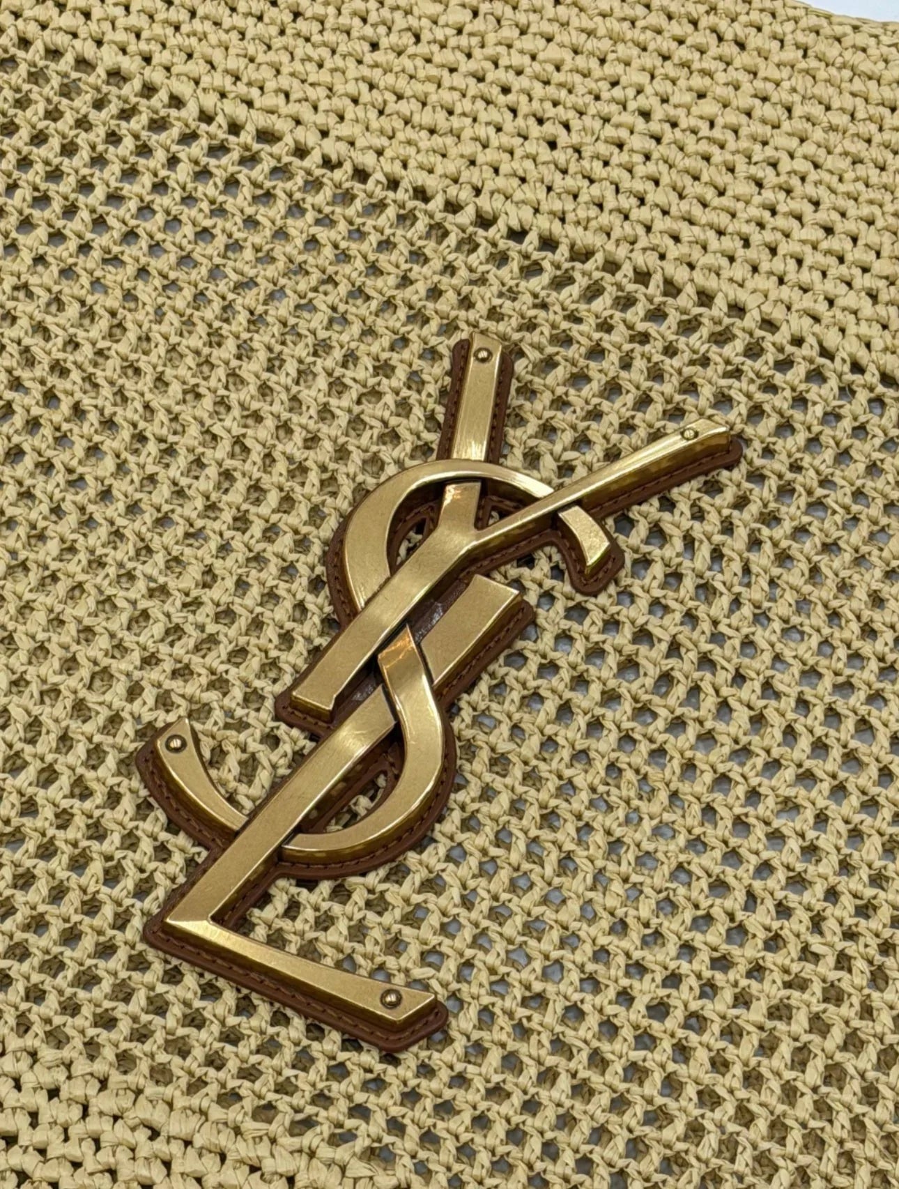 YSL Saint Laurent Icare in Raffia Bag