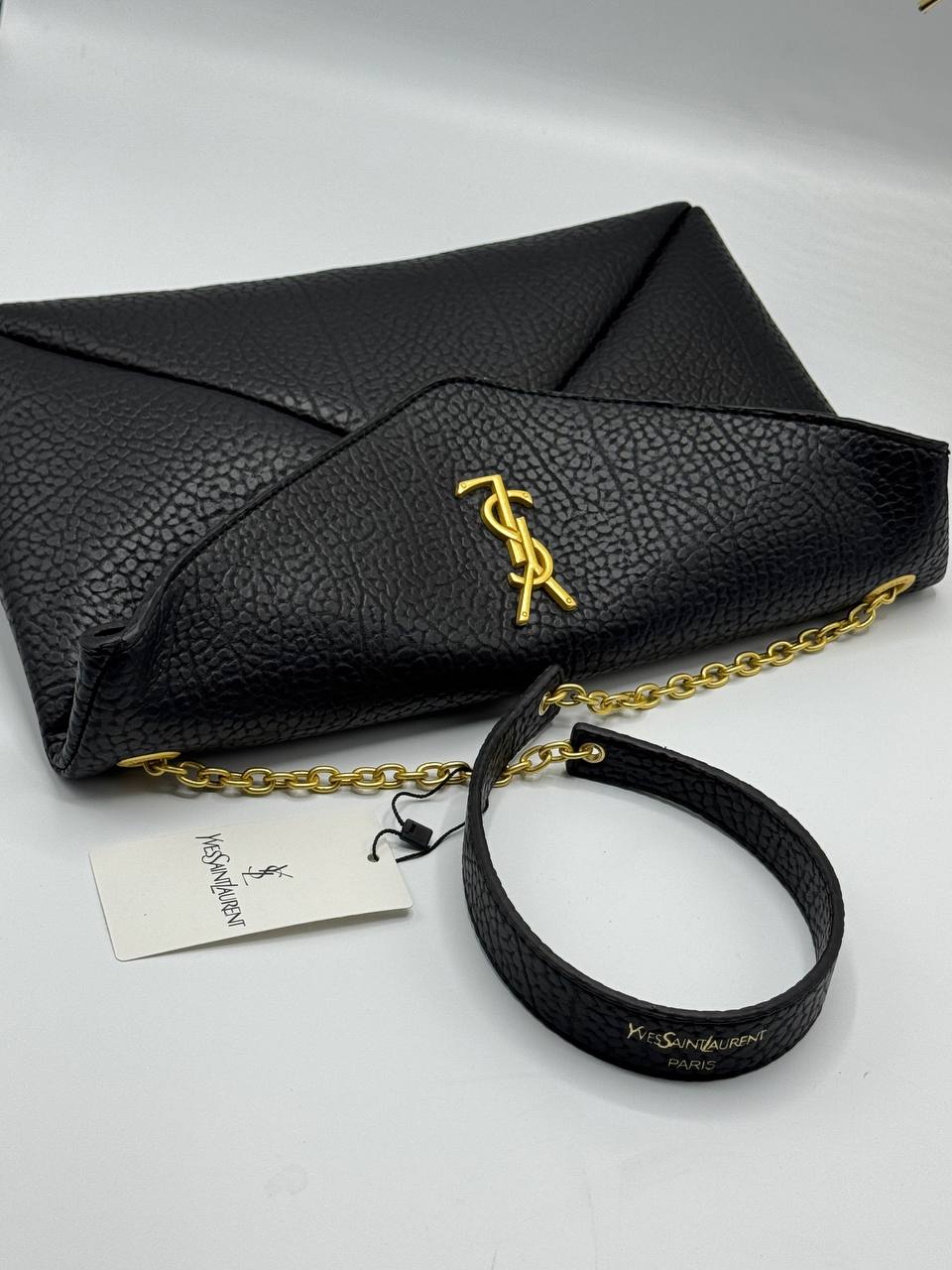 YSL Yves Saint Laurent Cassandre Large Pouch On Chain