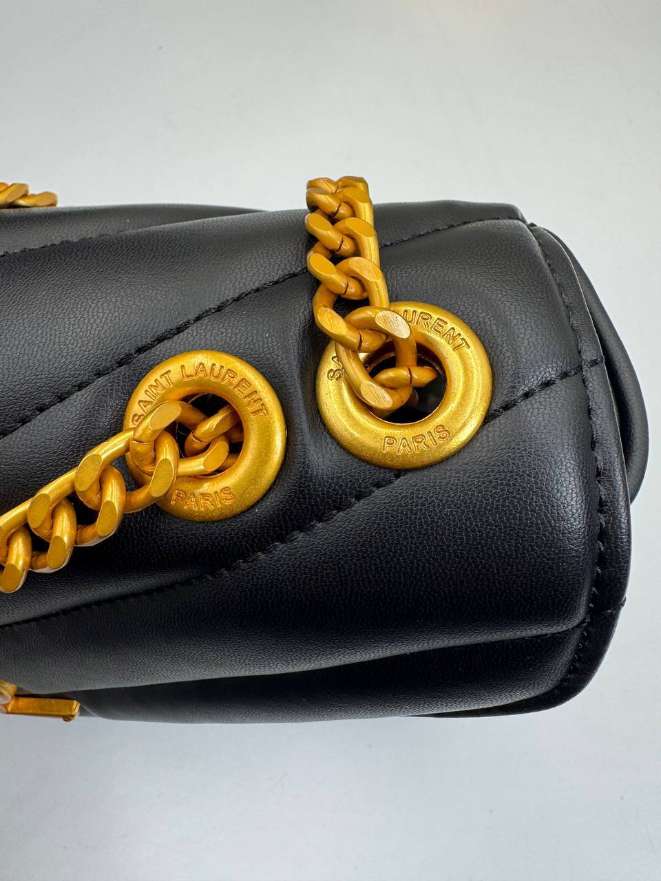 YSL Saint Laurent Loulou Μαύρη Μεσαία