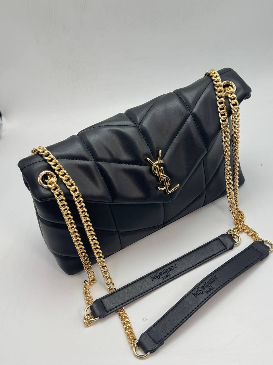YSL Saint Laurent Saint Laurent Loulou Puffer Off White