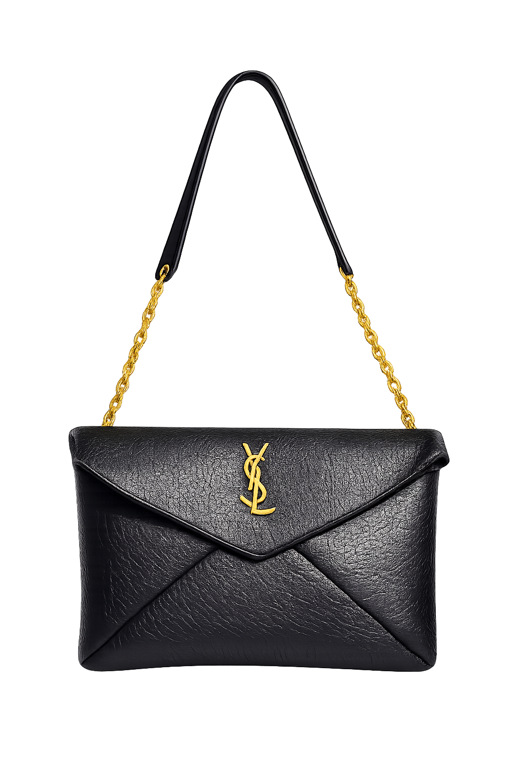 YSL Yves Saint Laurent Cassandre Large Pouch On Chain