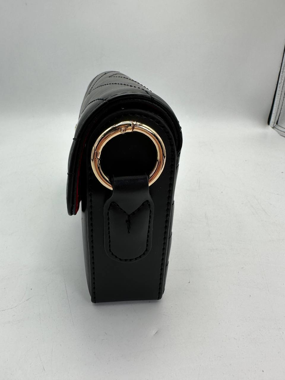 YSL Saint Laurent Mini Chevron Bag – Black