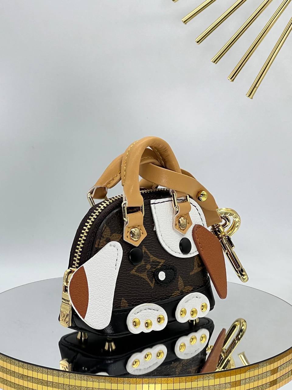 Louis Vuitton Dog Bag Charm / Keychain