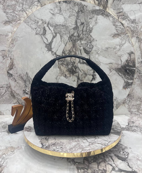 Chanel Hobo Bag Καπιτονέ - Μαύρη