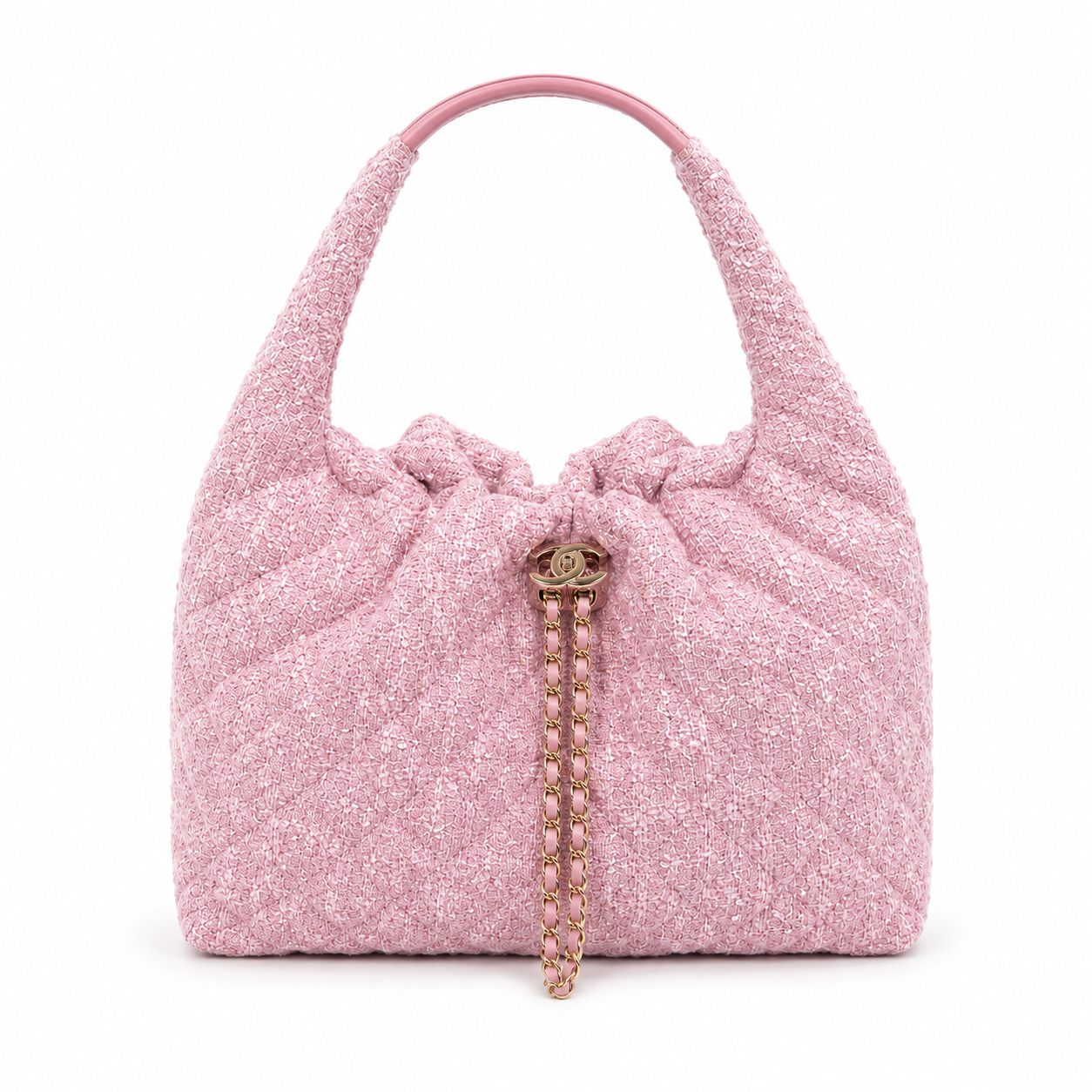 Chanel Hobo Bag Καπιτονέ - Pink