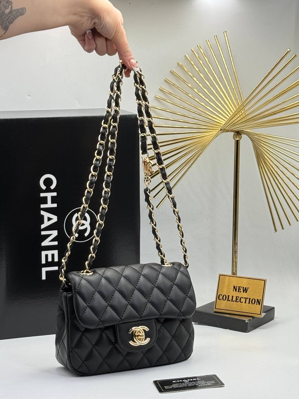 Chanel 1.55 Black Bag