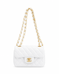 Chanel 1.55 White Bag