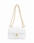 Chanel 1.55 White Bag