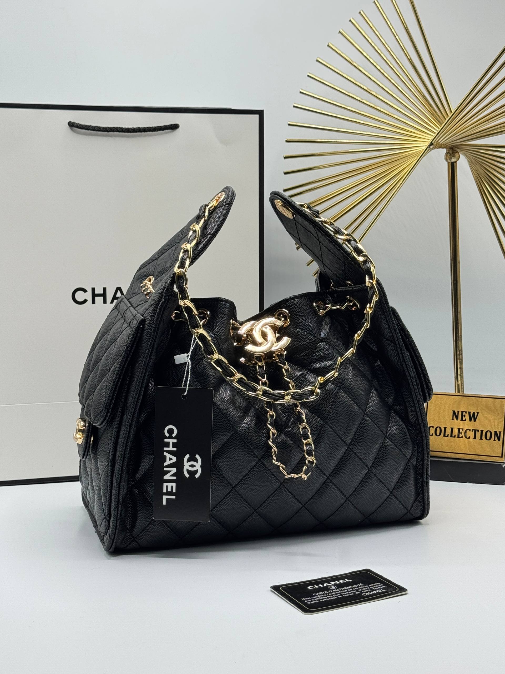 CHANEL 25 Μαύρη Τσάντα - Medium