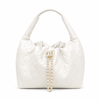 Chanel Hobo Bag Καπιτονέ - Λευκή