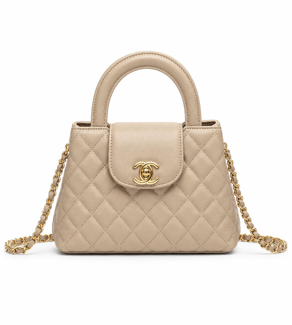 Chanel Nano Kelly Shopper -  Μπεζ