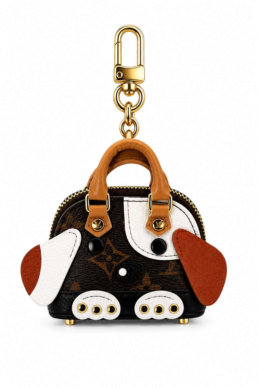 Louis Vuitton Dog Bag Charm / Keychain