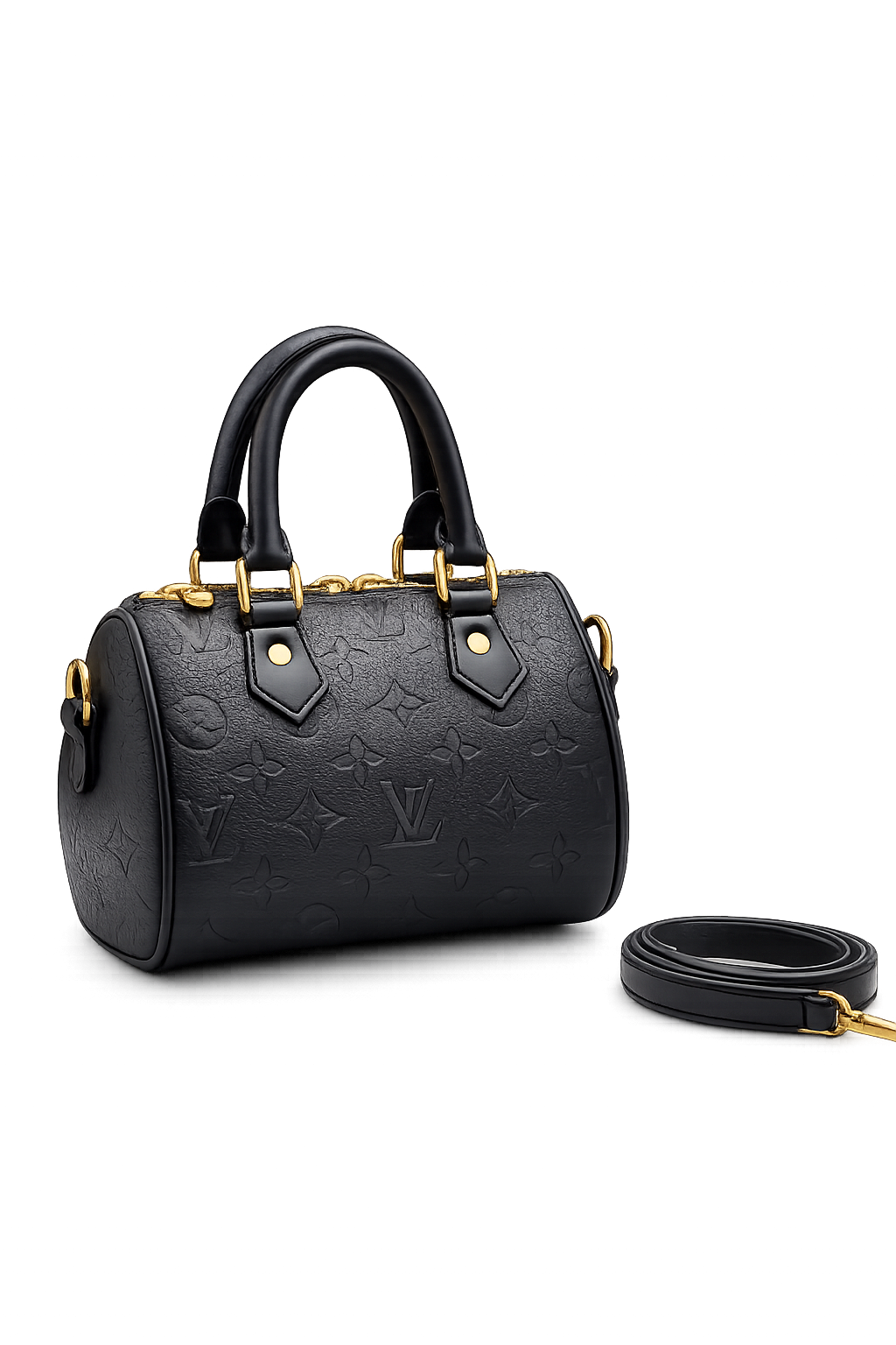Louis Vuitton Speedy Nano Bag - Black