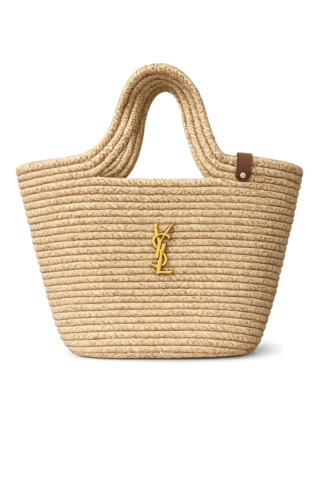 YSL Ψάθινη Tote Τσάντα – Natural | Καλοκαιρινή Oversized Τσάντα Ώμου